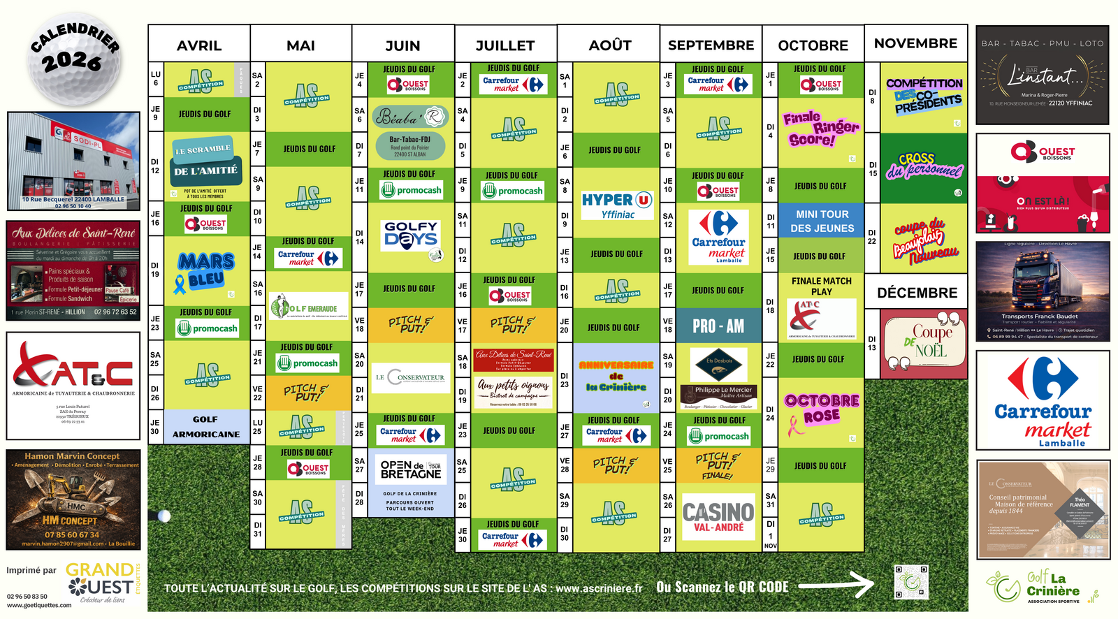 LA SAISON GOLFIQUE 2026 S'ANNONCE... ELLE A TOUT POUR PLAIRE !