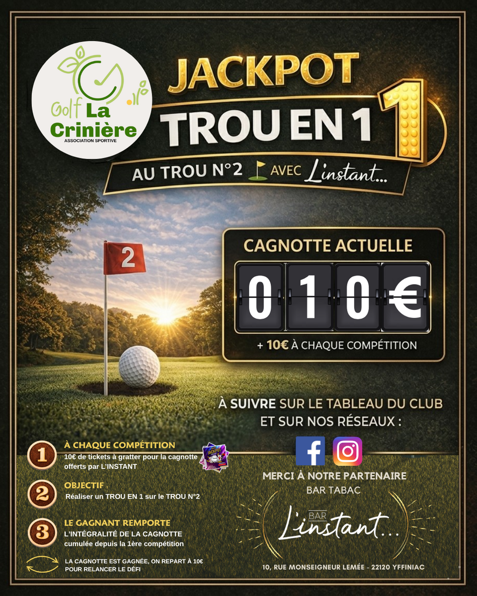 NOUVEAUTÉ DE LA SAISON 2026, QUI SERA LE 1ER À FAIRE UN TROU EN 1 SUR LE 2 ?