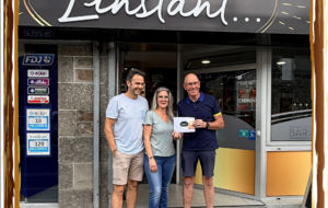 "L'INSTANT BAR" RÉCOMPENSE LE TROU EN 1 DE BERNARD !