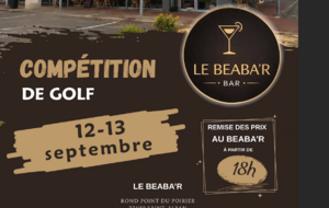 COMPÉTITION BEABA'R, 12 et 13 septembre !