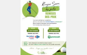 RINGER SCORE DES JEUDIS, ET DATES DES REMISES DE PRIX.