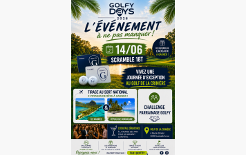 Golfy Days : Rendez-vous le Dimanche 14 Juin !
