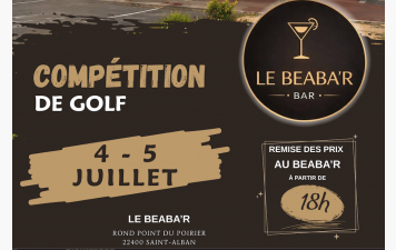 COMPÉTITION "LE BEABA'R" - WEEK-END 4 &amp; 5 JUILLET
