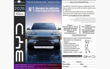 Inscription au PRO-AM 2026