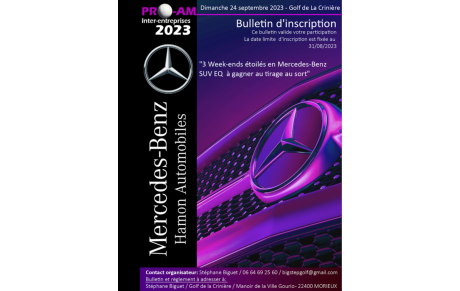 Inscription au PRO-AM MERCEDES-BENZ 2023