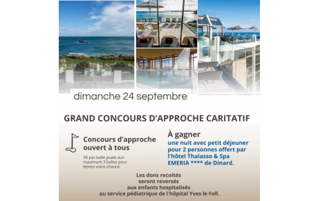 GRAND CONCOURS D'APPROCHE CARITATIF À LA CRINIÈRE