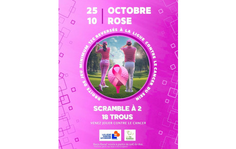 Tous ensemble pour OCTOBRE ROSE, le dimanche 25 octobre.
