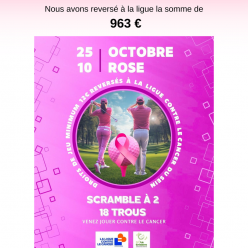 MERCI POUR OCTOBRE ROSE !